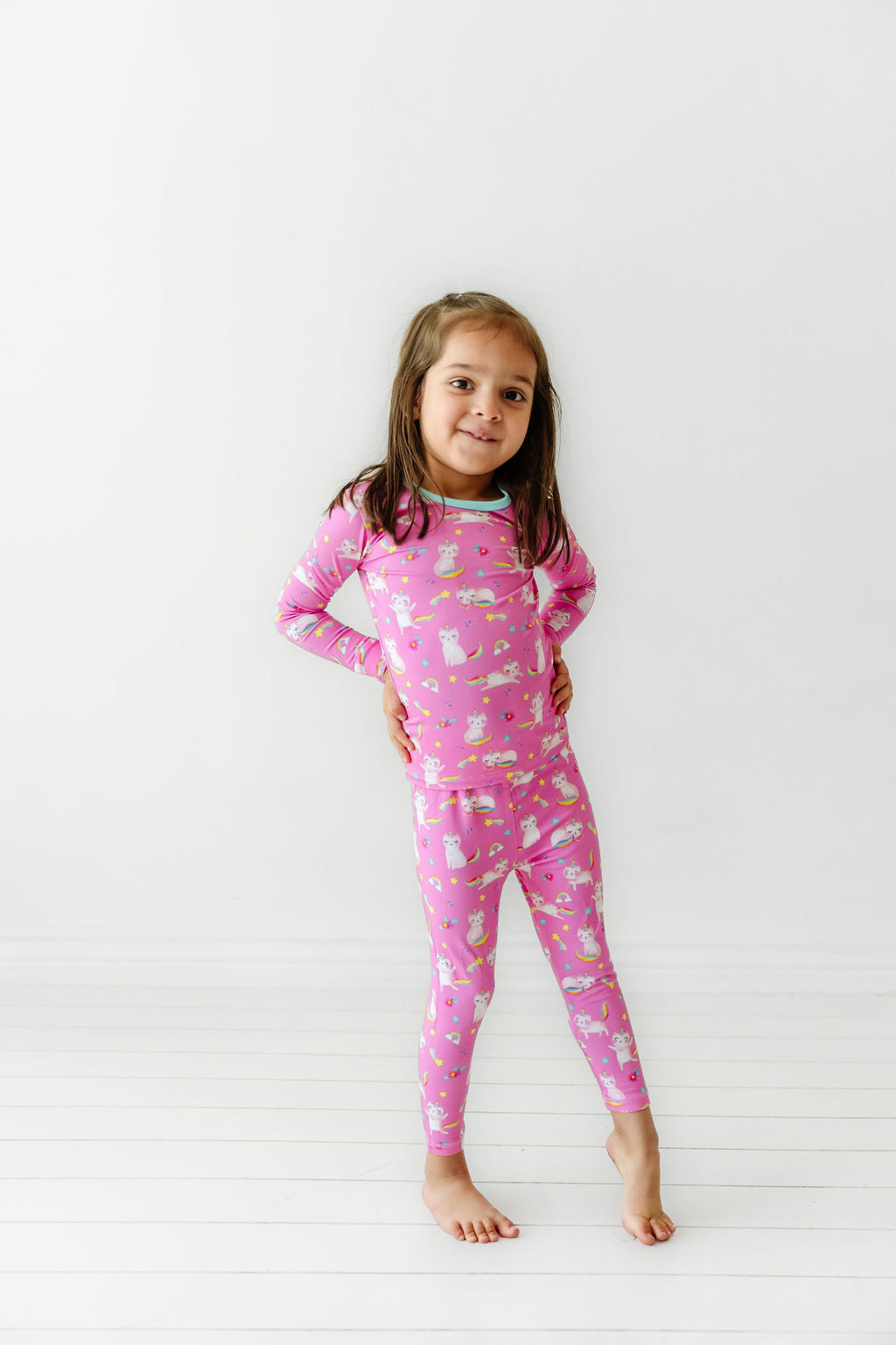 Unicorn Kitty Long Sleeve Jammies Set