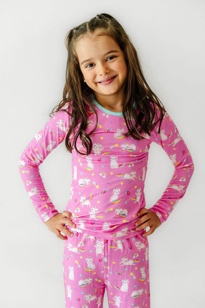 Unicorn Kitty Long Sleeve Jammies Set