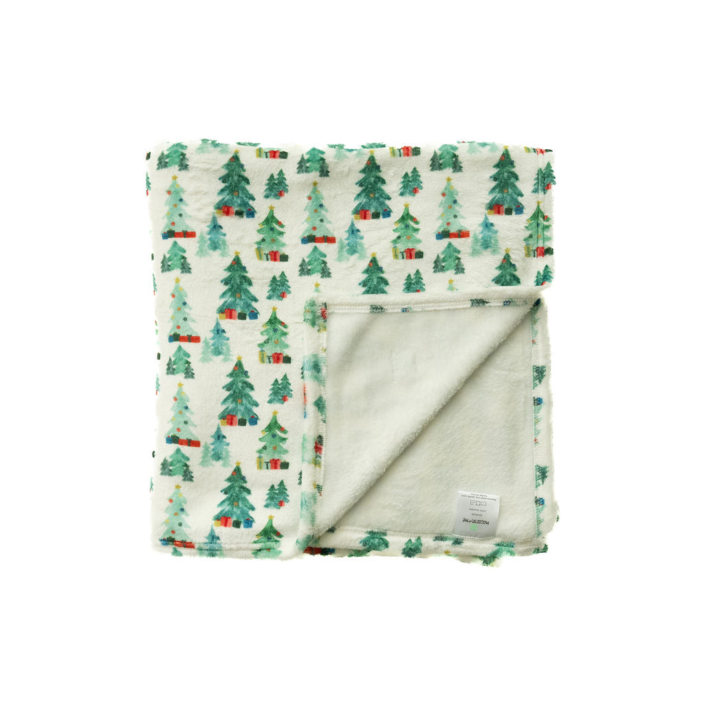 Plush Blanket-Christmas Forest