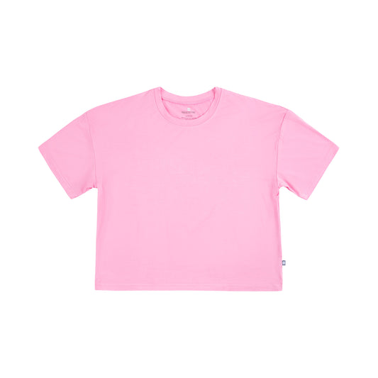 Big Girls Boxy Tee - PINK LEMONADE