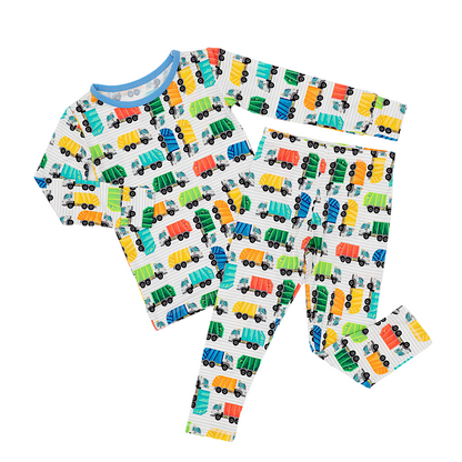 Trash Trucks Long Sleeve Jammies Set