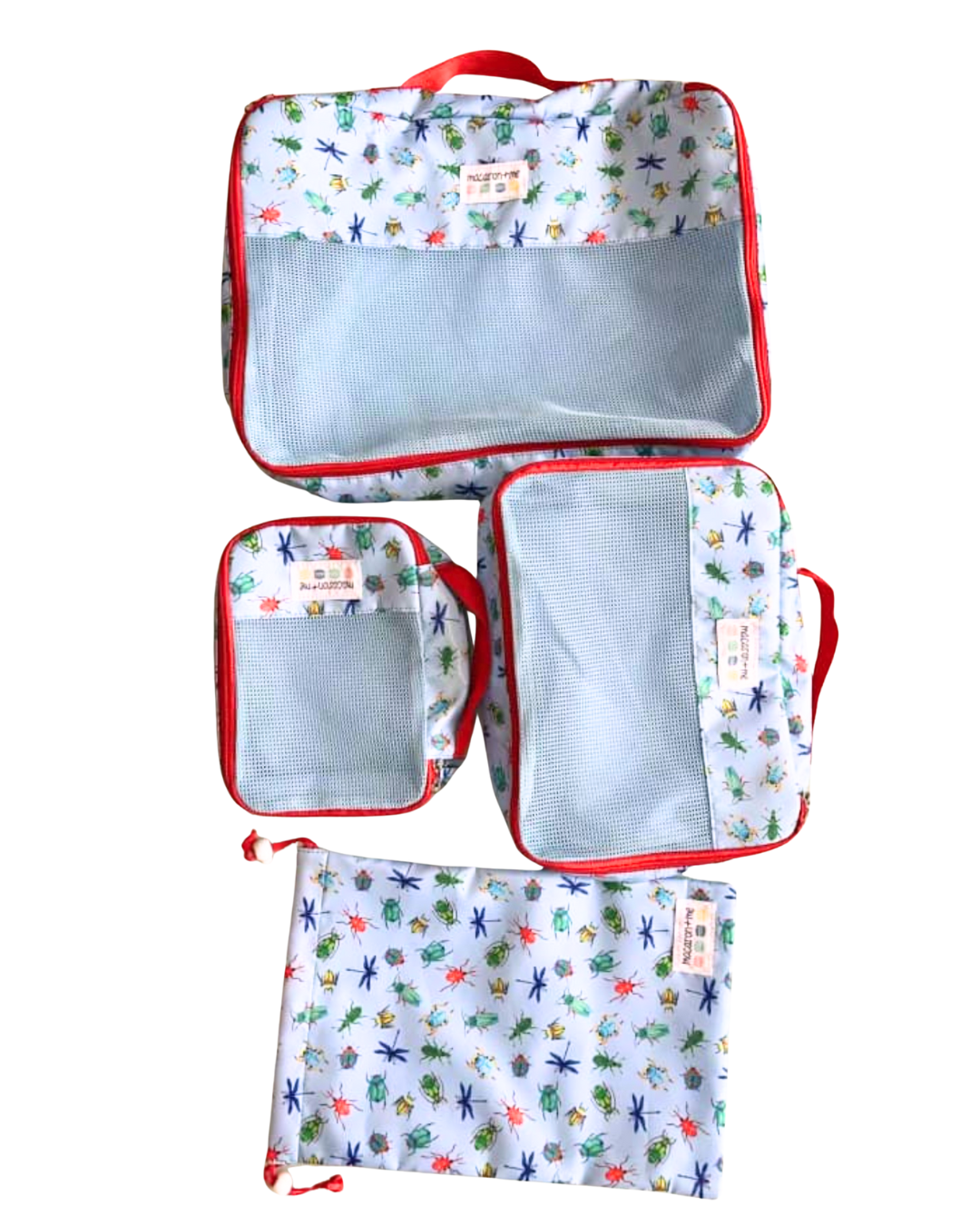 4 Piece Packing Cube - Bugs