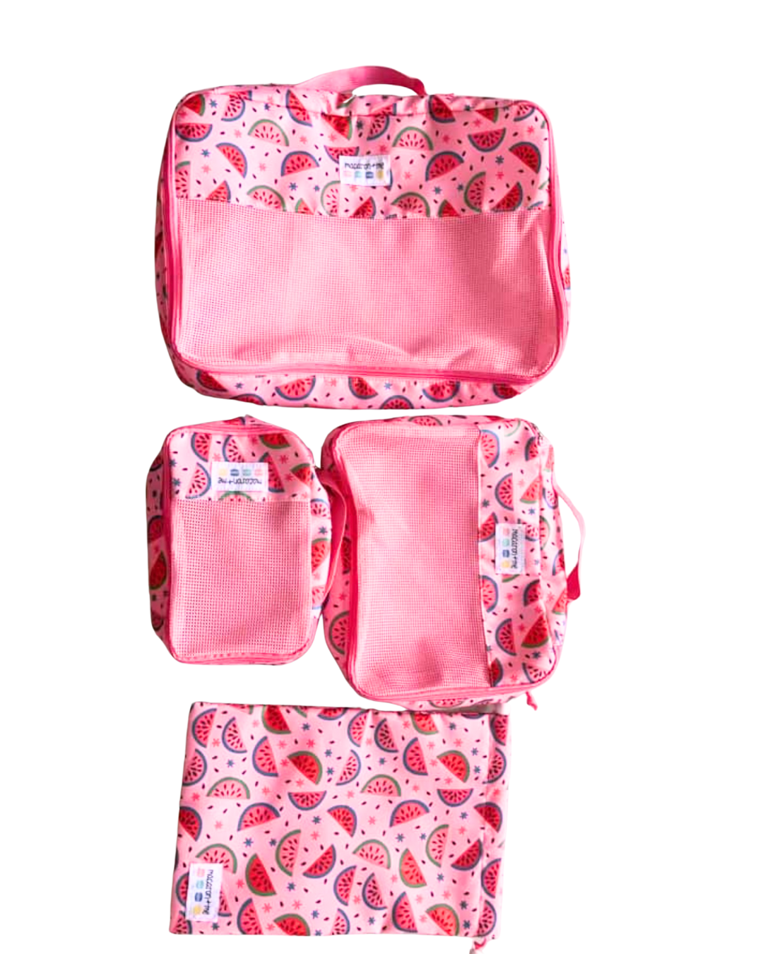 4 Piece Packing Cube - Watermelon