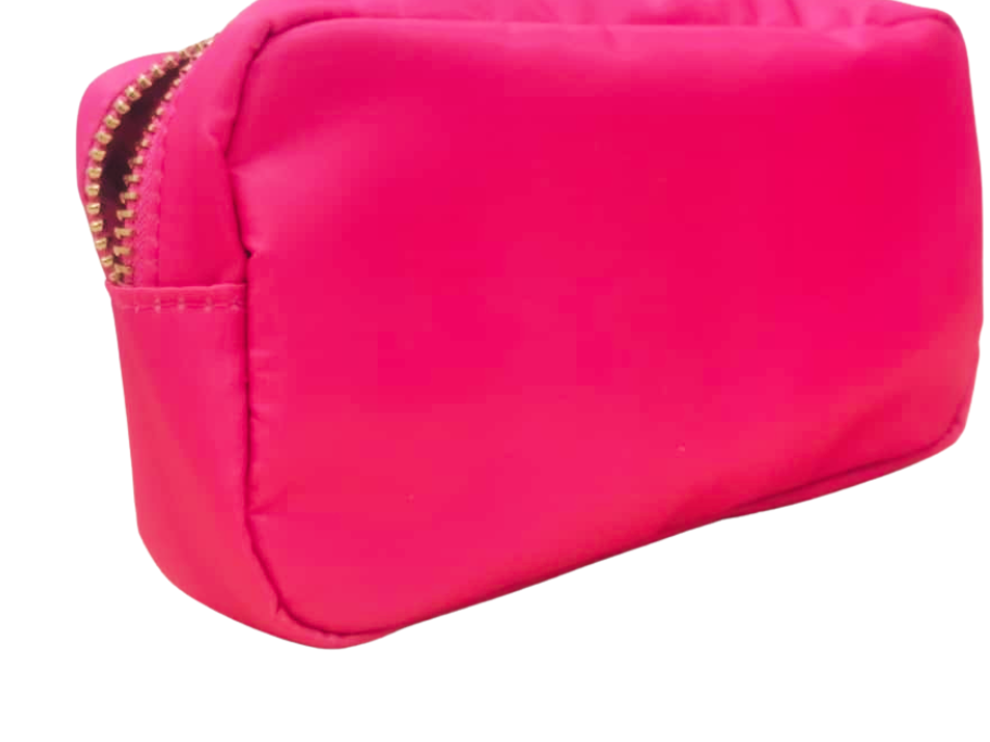 Medium Pouch - Pink Nylon