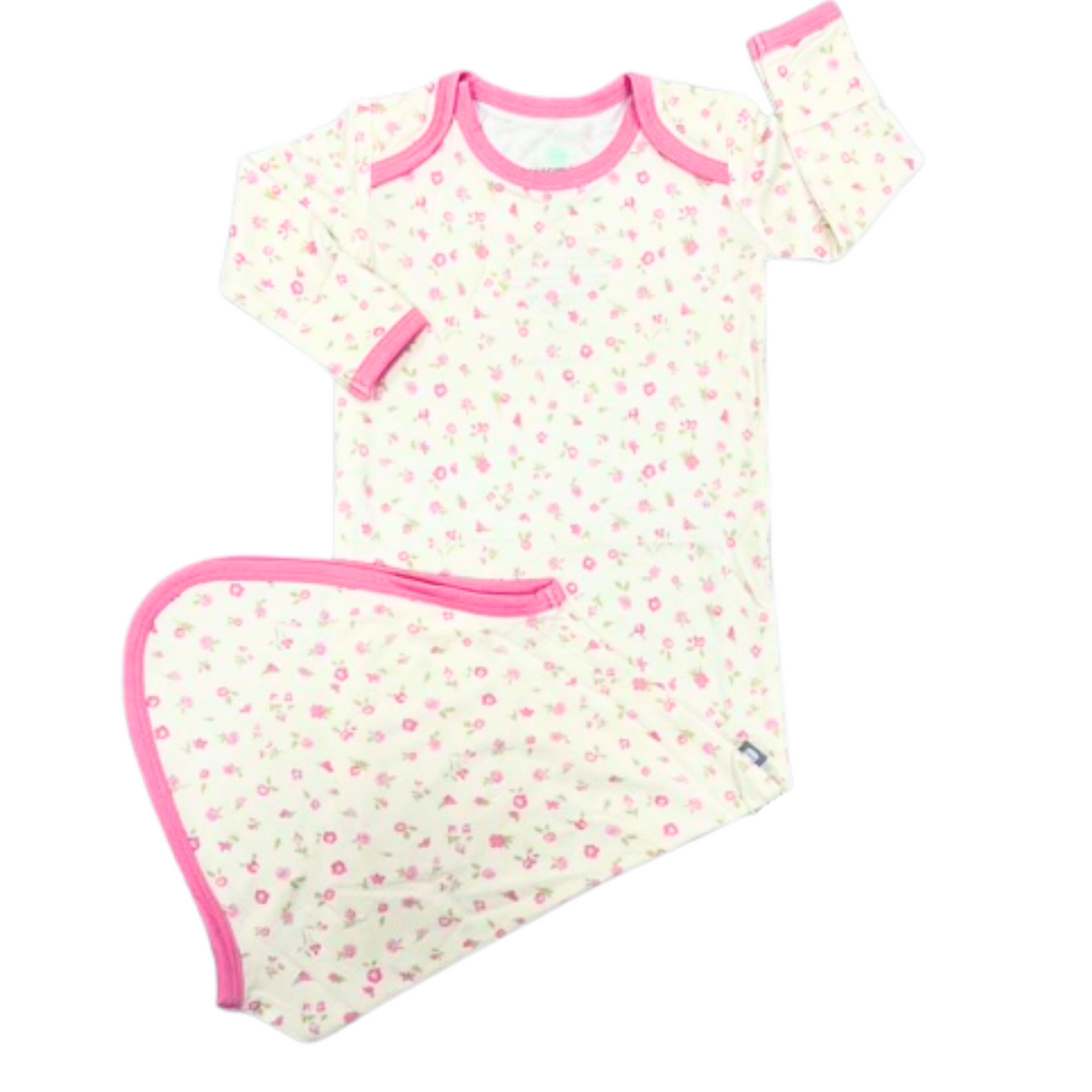 Rosebud Floral Knotted Gown