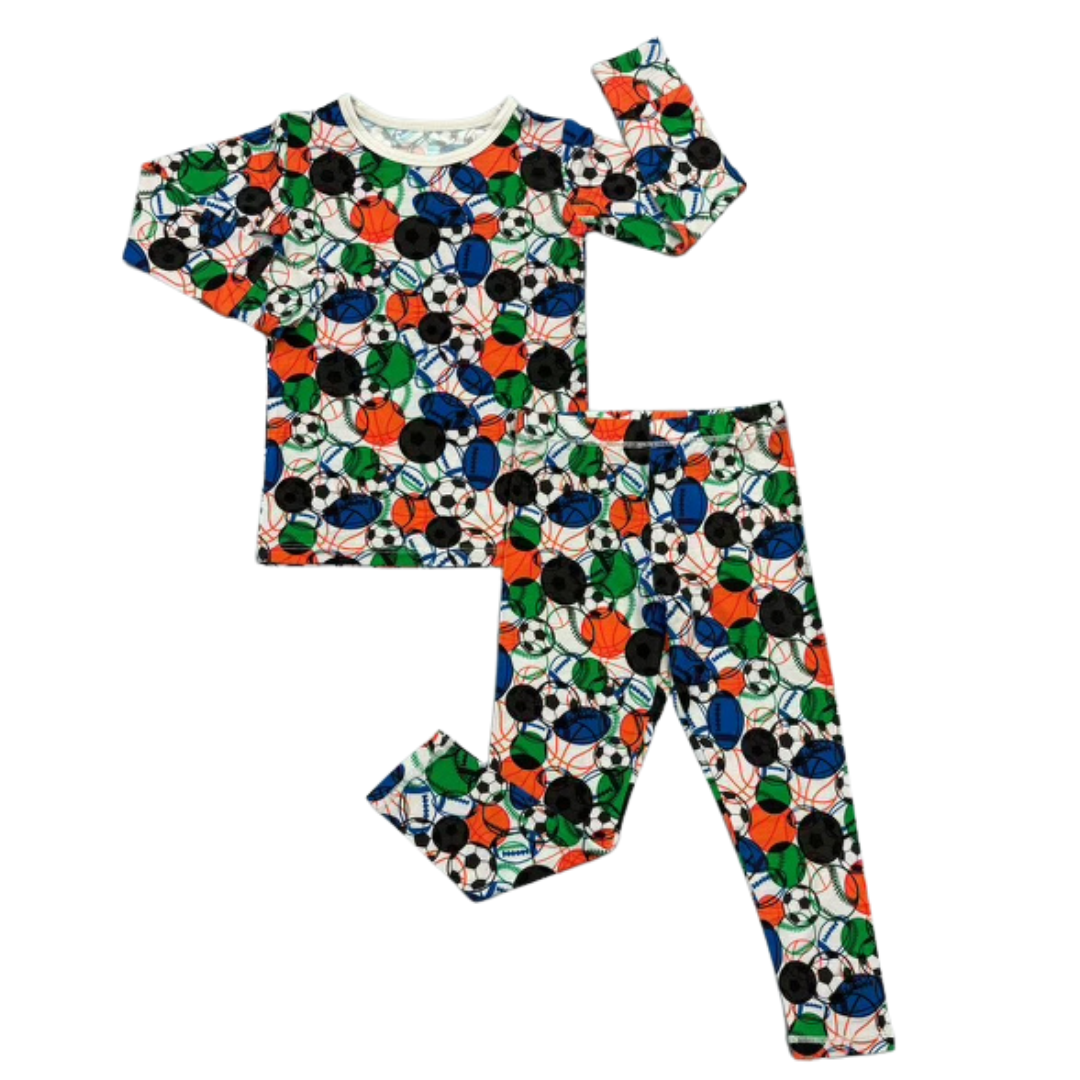 Play Ball Long Sleeve Jammies Set