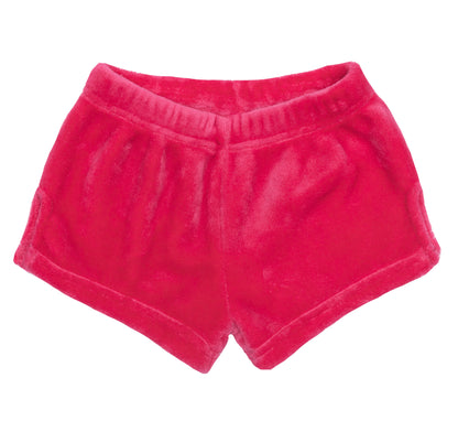 Plush Shorts-Pink