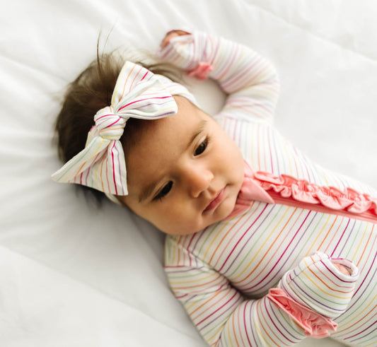 Candy Stripe Bow Headband