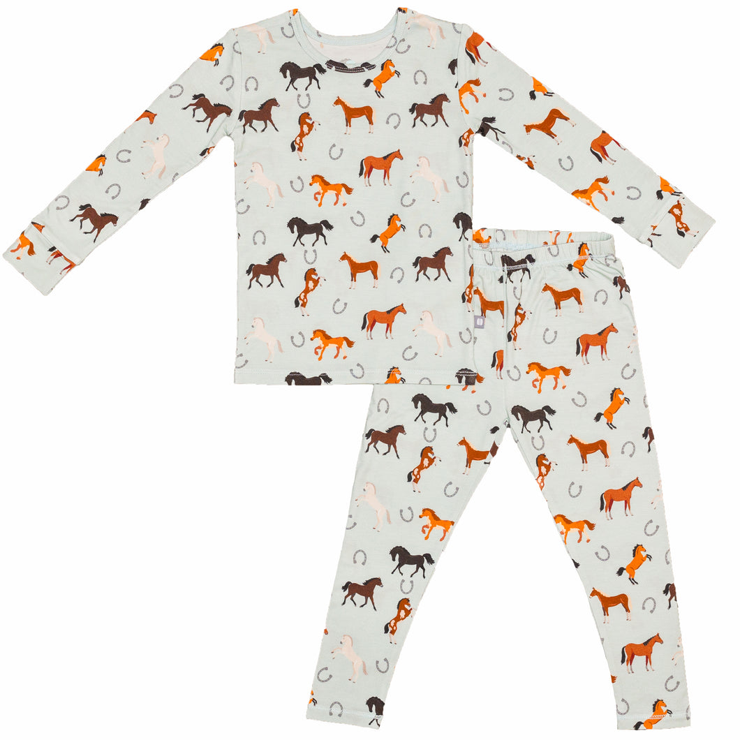 Western Horses Two Piece Jammies