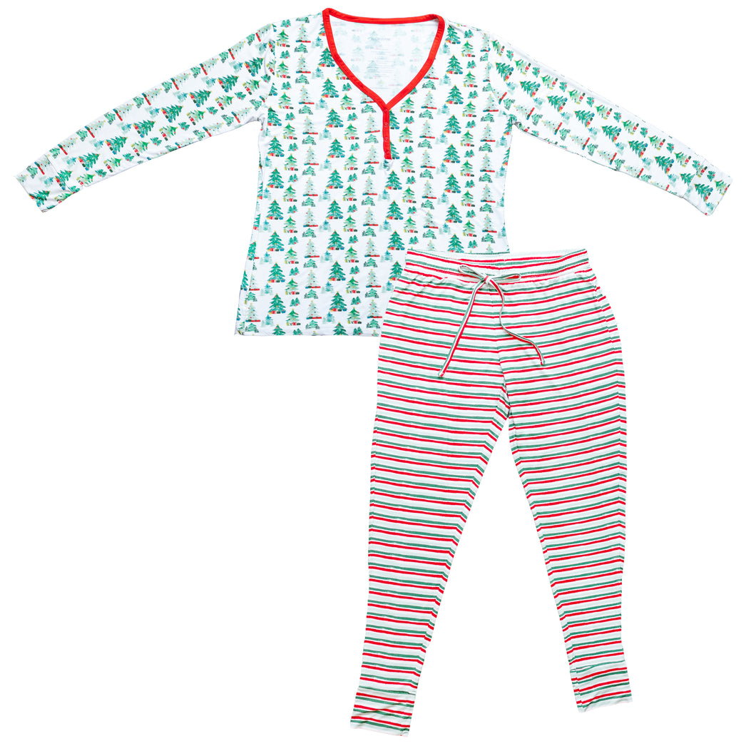 Christmas Forest Women's Jammies Set